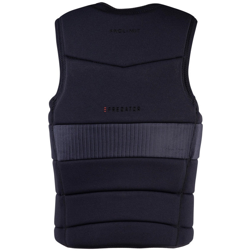 PROLIMIT PREDATOR FULL PADDED IMPACT VEST FRONTZIP BLACK