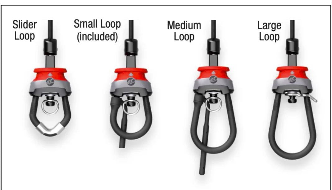 CABRINHA COS LOOP KIT (CHICKEN LOOP W FINGER) FOR KITE BAR