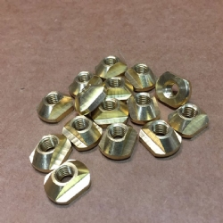 M8 Brass Hydrofoil Track T-Nuts - Sold by piece