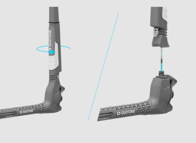 DUOTONE CLICK KITE BAR QUAD CONTROL WITH QUICK RELEASE KIT