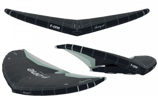 F-ONE SWING V5 WING 2025 WITH HARD HANDLES * 5M CLOSEOUT