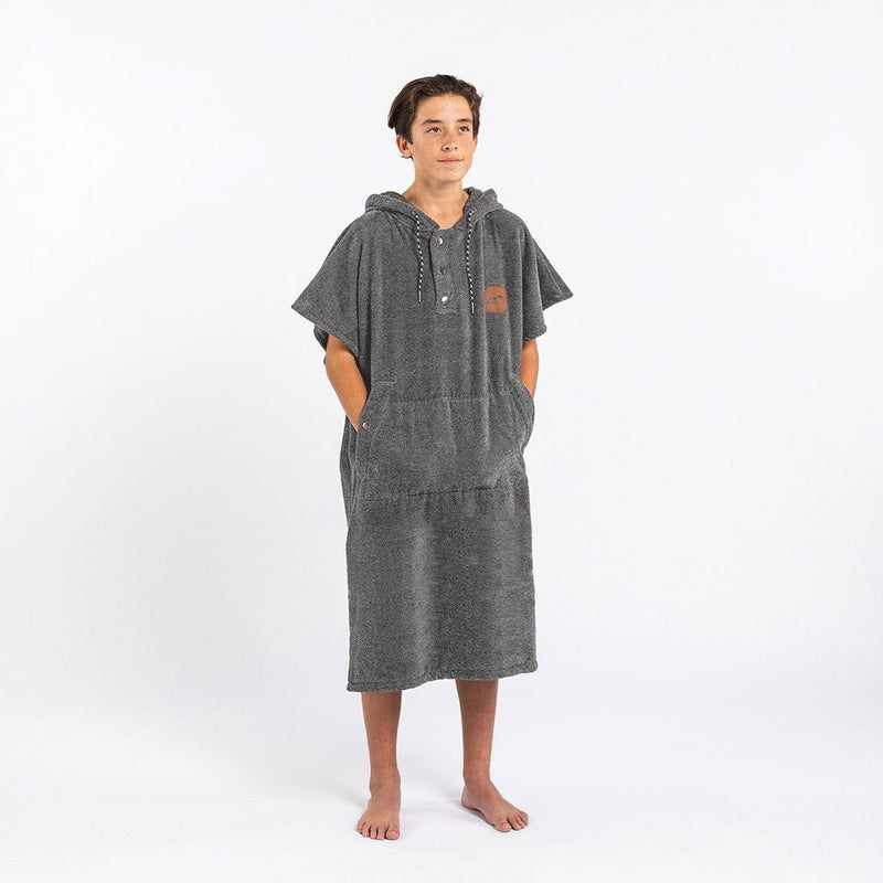 SLOWTIDE CHANGING ROBE PONCHO HEATHER GREY