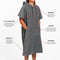 SLOWTIDE CHANGING ROBE PONCHO HEATHER GREY